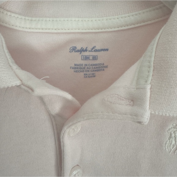 Ralph Lauren 18m Light Pink Polo Dress - Picture 2 of 4